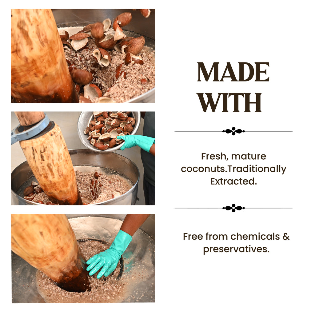 Wood Pressed Coconut Oil