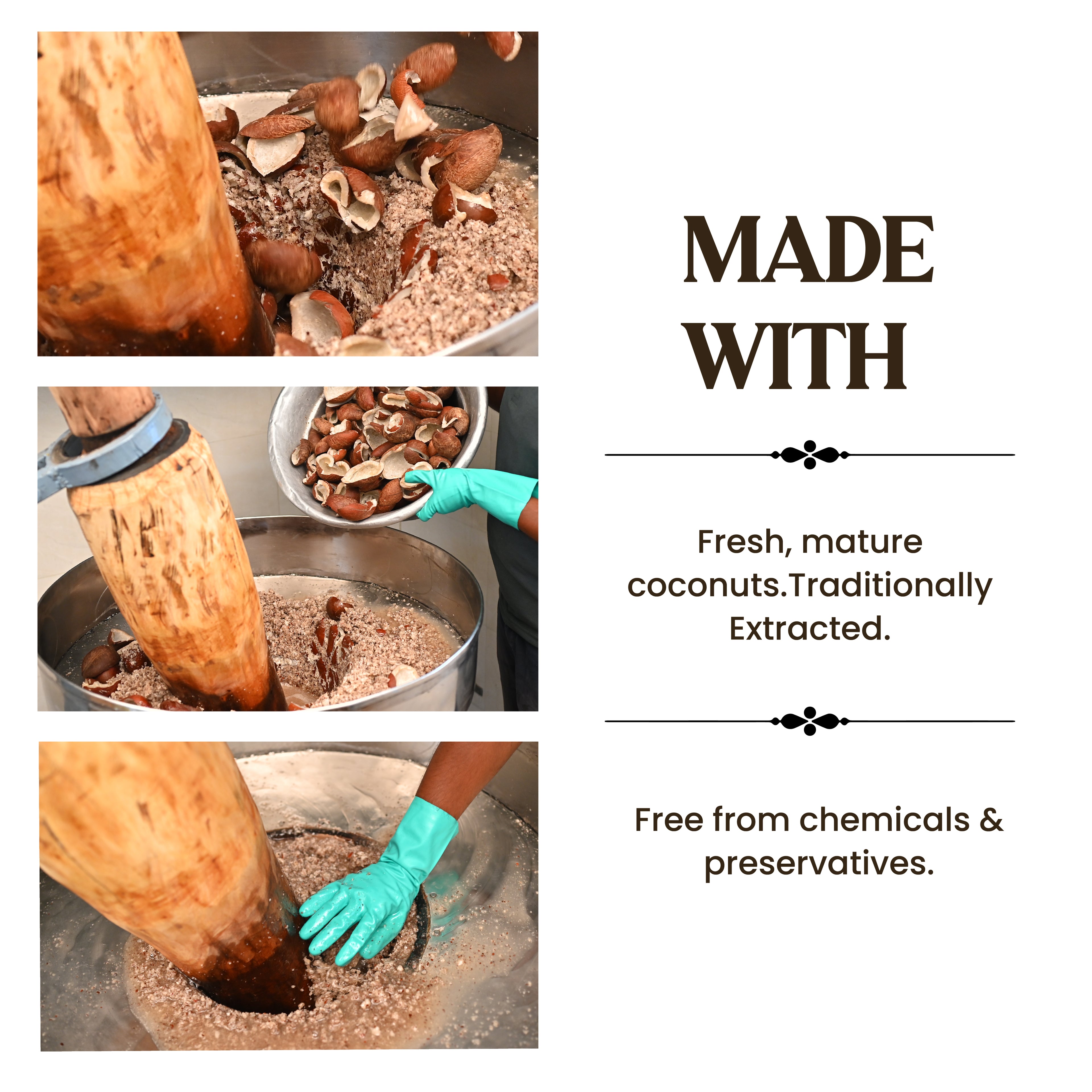 Wood Pressed Coconut Oil