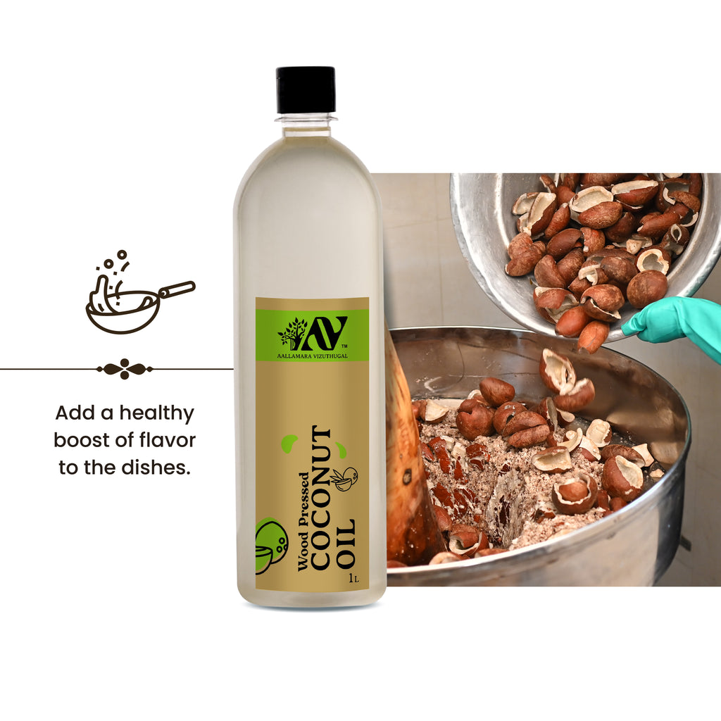 Wood Pressed Coconut Oil