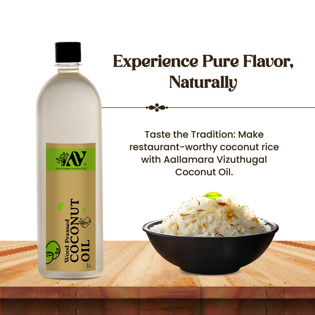 Wood Pressed Coconut Oil