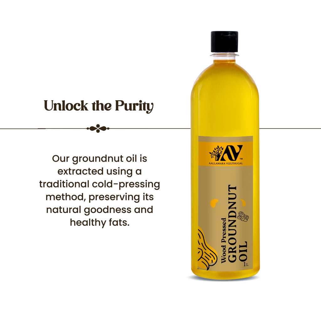 Wood Pressed Groundnut Oil