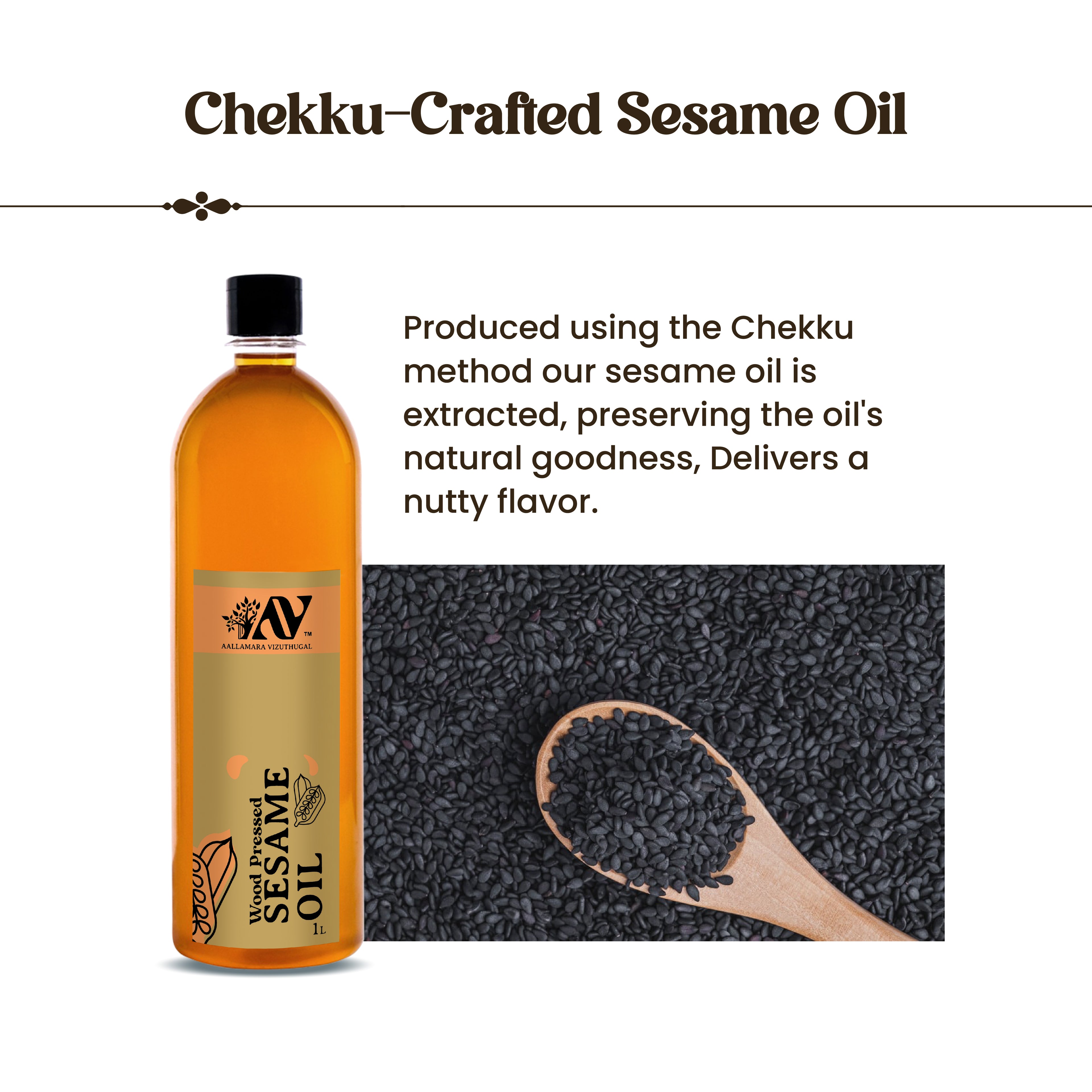 Wood Press Sesame Oil