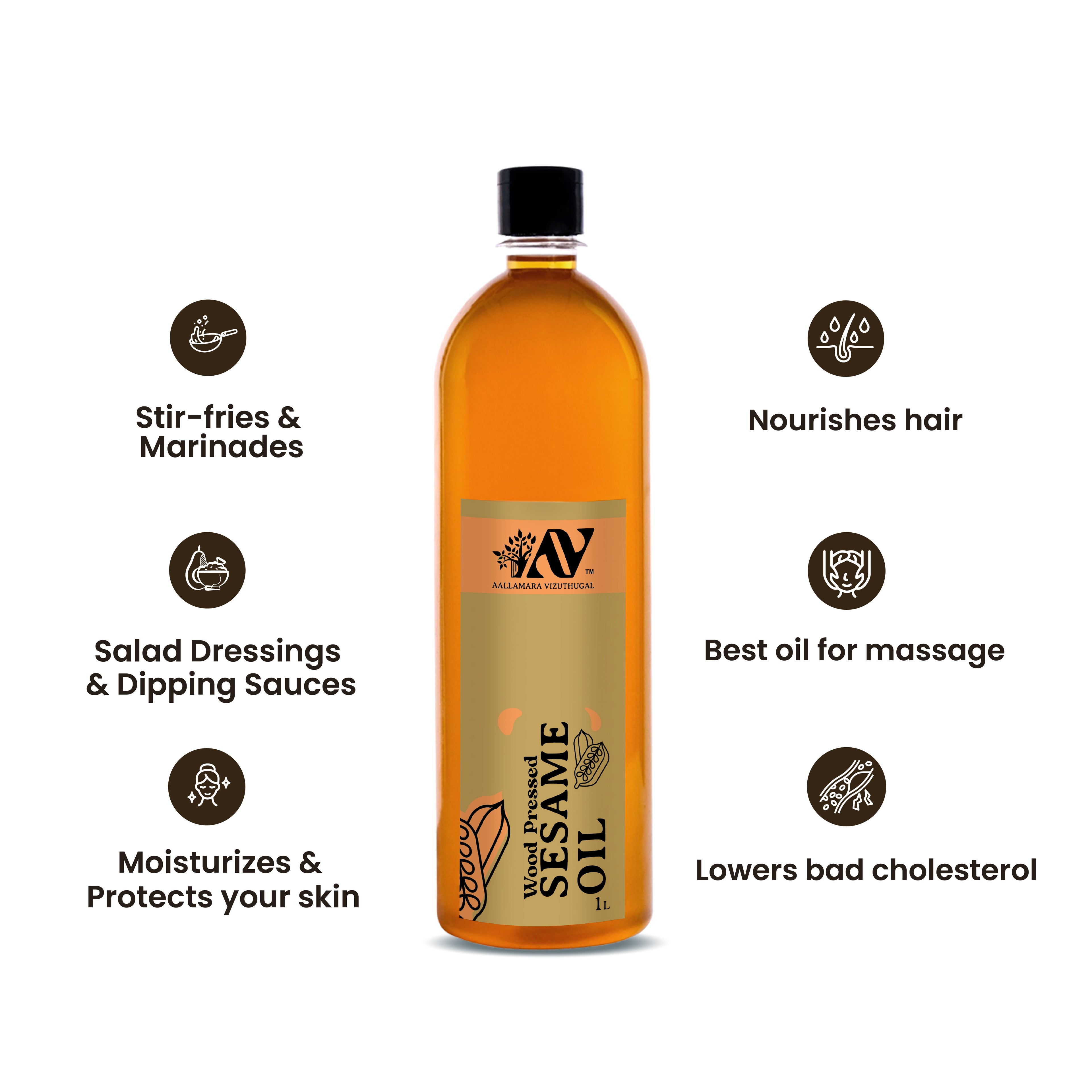 Wood Press Sesame Oil